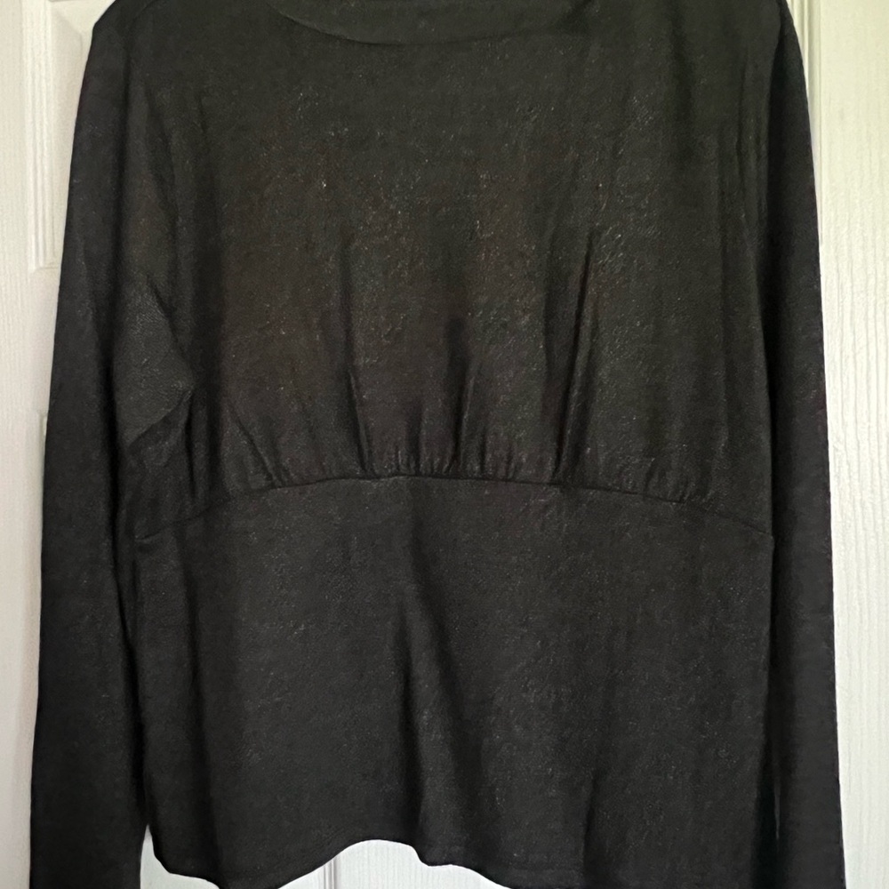 Banana Republic Charcoal Long Sleeve Top
